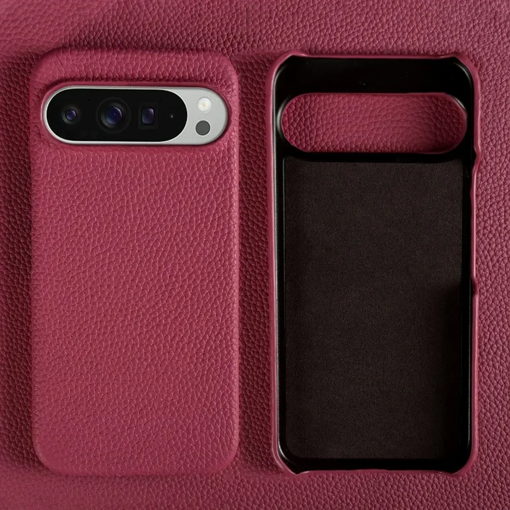 Vintage Genuine Leather Aesthetic Phone Case Cover