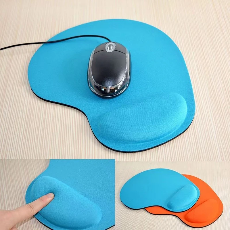 Ergonomic EVA Mouse Pad with Wrist Support – Solid Color Mouse Mat for Comfortable Office Use