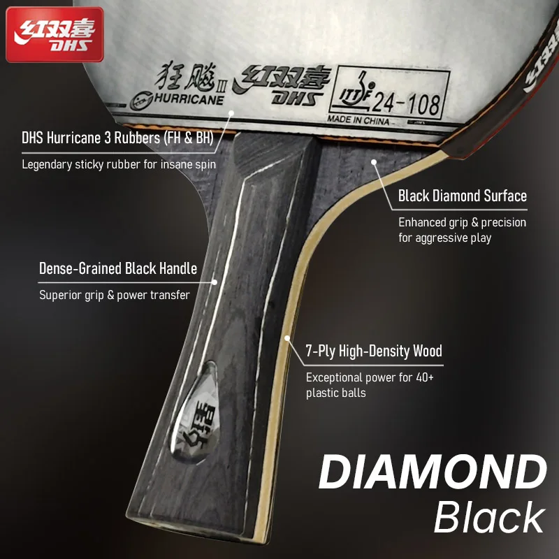 7-Ply Professional Table Tennis Racket 2