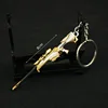 Valorant Weapon Forsaken Gold Operator Keychain 8cm Alloy Metal Game Peripheral Samurai Sword Weapon Model Gifts Toys for Boys 2