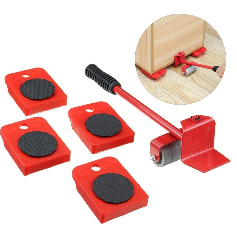 Quality Move Heavy Duty Furniture Lifter 4 Sliders Moving Wheels Set
