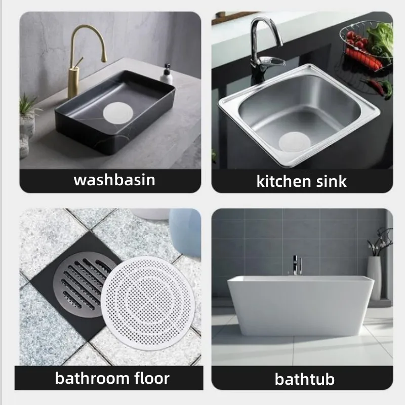 Bathroom Floor Drain Hair Catcher Stoppers Plug Sink Strainer Anti-blocking Washbasin Drain Cover Filters Trap Shower Supplies floor drain filter bathroom accessories floor drain sink drain strainer shower sink strainer floor drain strainer basin drain cover bathroom water stopper