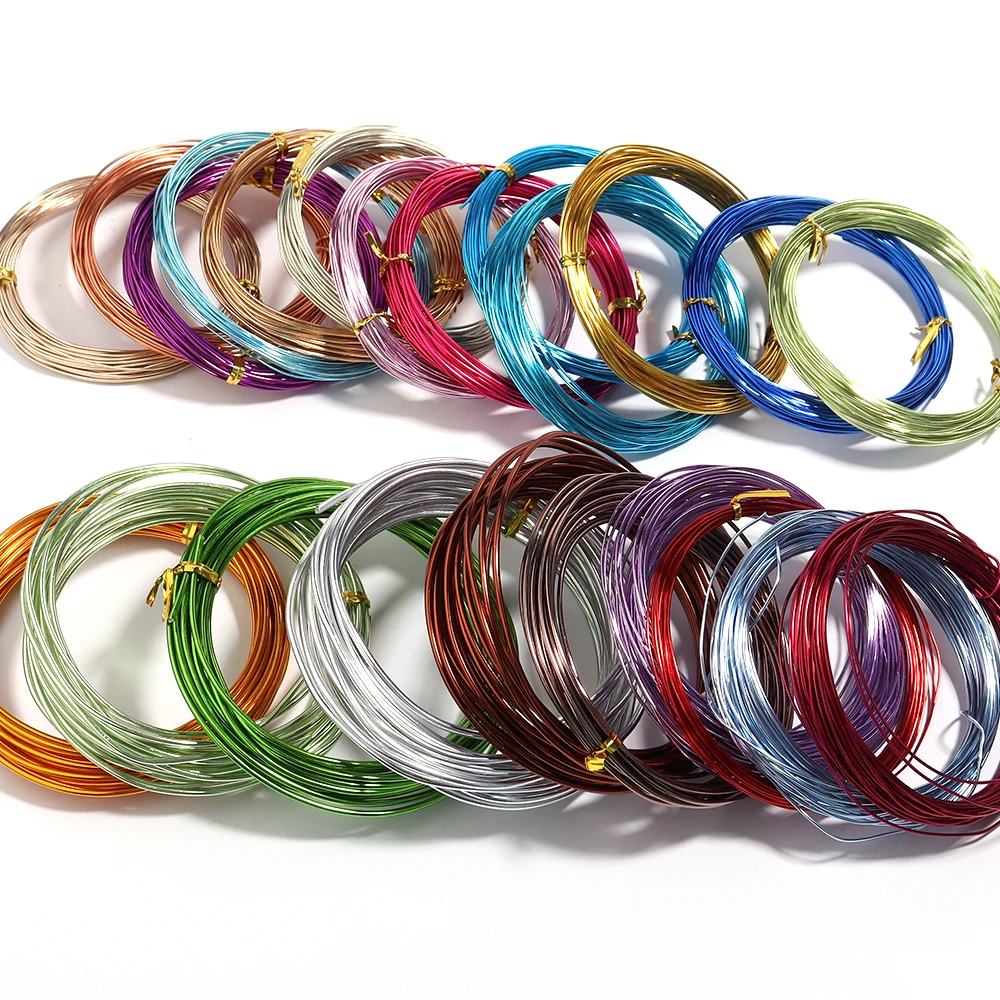 Vibrant Multicolor Aluminum Craft Wire for Jewelry Making & Accessories