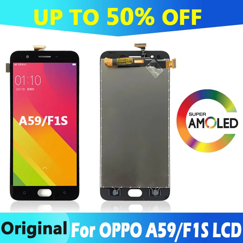 

5.5" Inch Original LCD Display Replacement For OPPO A59 A1601 F1S LCD Screen Display Touch Screen Digitizer Assembly 100% Tested