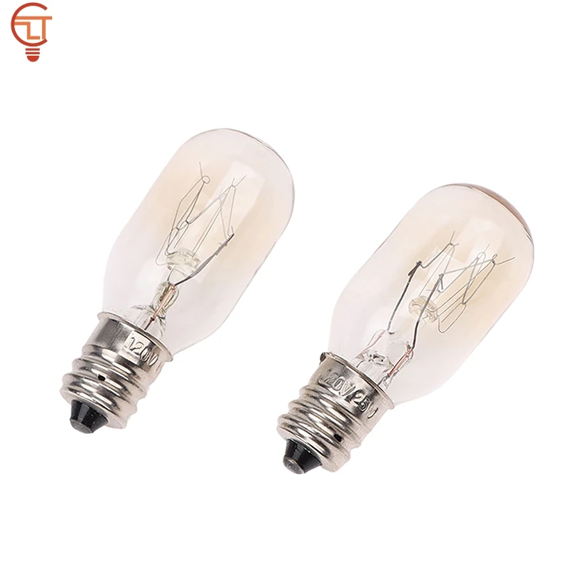냉장고 오븐 교체 전구, 소금 램프 글로브 전구, 백열 전구, T20, E12, 120V, 15W, 25W, 1PC