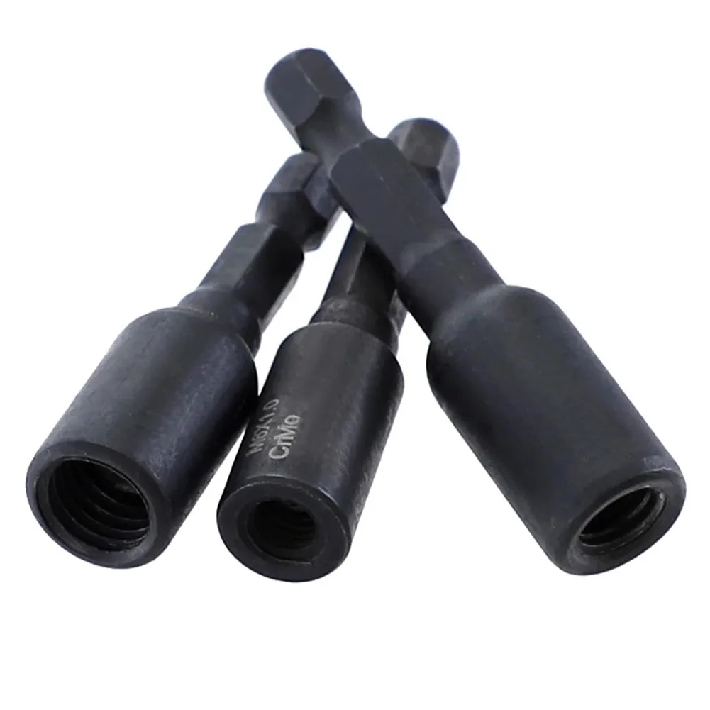 M6 M8 M10 Cr-Mo selbstschneidendes Steckschlüssel-Adapter-Set zum Einsetzen von Muttern oder Aufhänger, Bolzen, Bohrmaschine, Werkzeug, Steckschlüssel, Schraube, Gewinde, Steckdosen – Detail 9