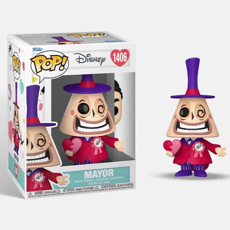 thumbnail image 5 of Funko Pop Disney Jack Skellington #1405 Mayor #1406 Oogie Boogie #1407 Sally #1408 Figuras de acción de vinilo Muñecas Juguetes Regalo para niños, 5 of 5