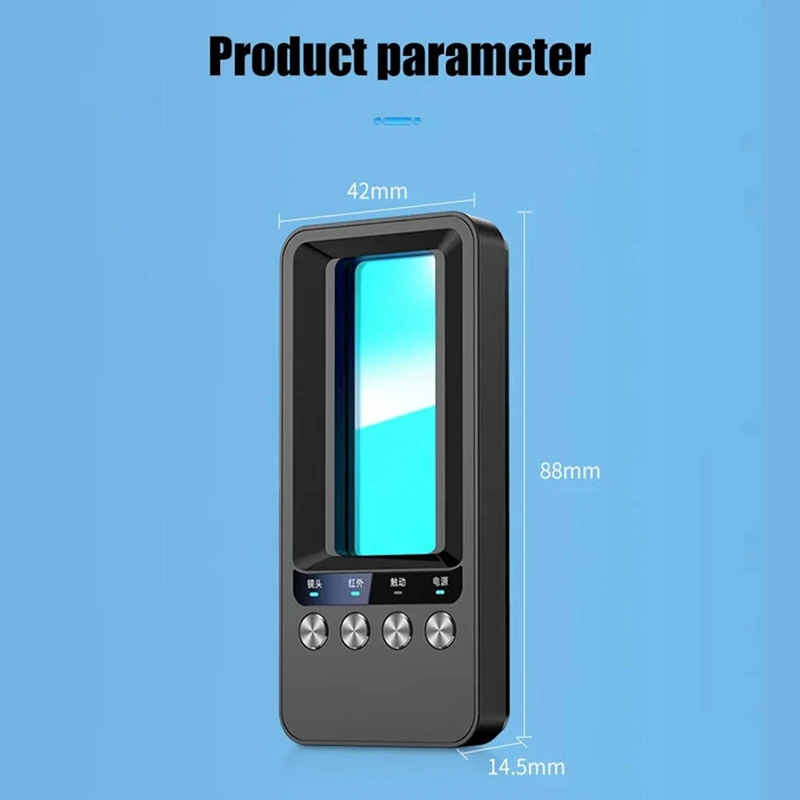 Infrared Ray Anti Candid  With Optical Filter Glass Hotel Privacy Protection Door Window Monitoring Easy To Use