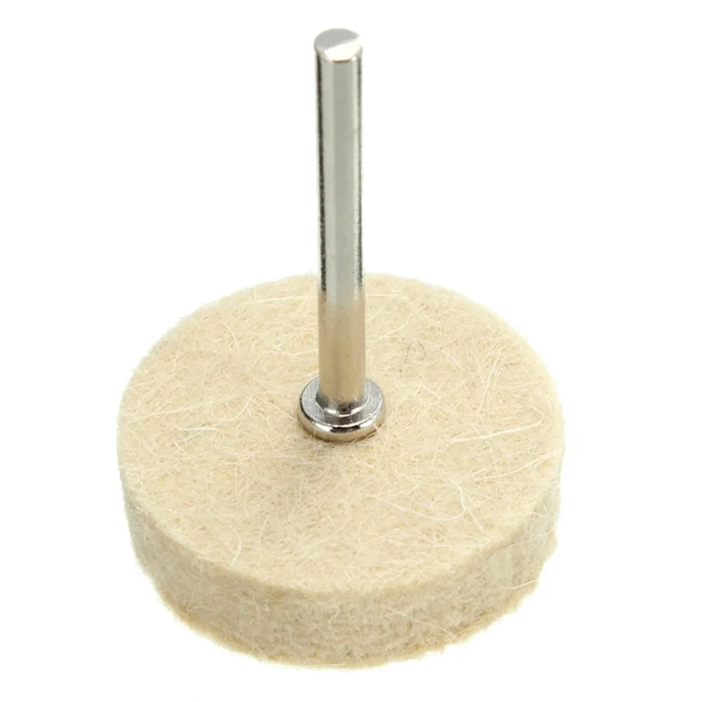 33-teiliges Set aus Wollfilz-Polierscheiben, Polierpads, Schmuckspiegelpolierpads mit 3mm Schaft für Bohrmaschinen und Rotationswerkzeuge – Detail 16