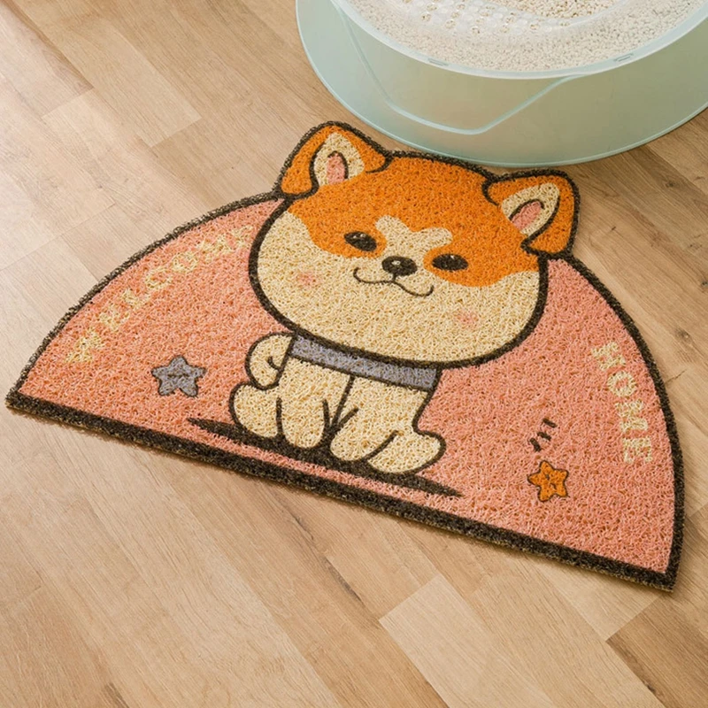 

2023 Cat Litter Mat Cat's House Pet Food Splash Proof Bed for Cats Mat Non-slip Pads Clean Washable Home Pets Accessories