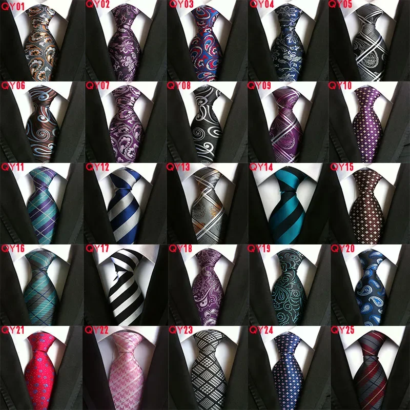 

Wholesale Free Shipping 30pcs Tie Wholesale New Fashion Mens Necktie High Density Paisley Striped Accessories Corbatas