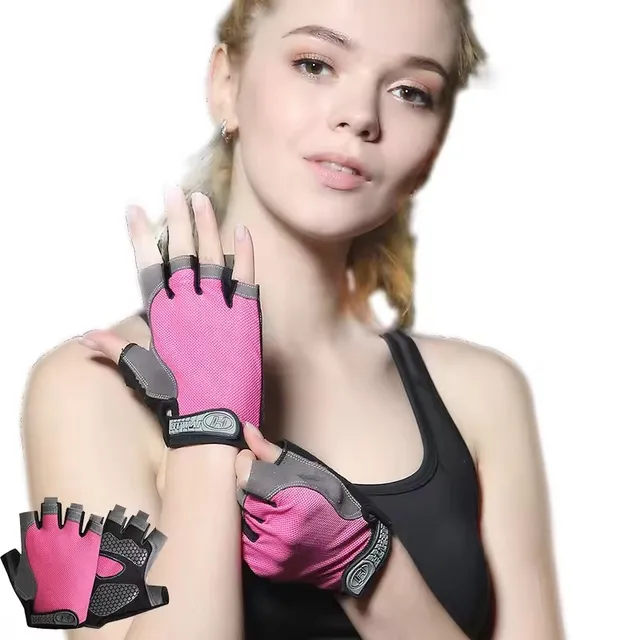 Breathable Half-Finger Cycling Gloves – Anti-Slip Fitness & Summer Bike Gloves 1