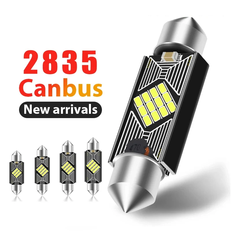 2 Bombillas LED CANbus 5W 6000K Blanco Frío Para Luz Interior Y Domo - 28-29mm, Sin Errores En El Cuadro