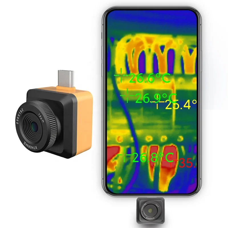 

25Hz 8mm macro temperature measurement thermal camera imager pipeline detection leak agent wanted infiray T2S+ xinfrared sensor