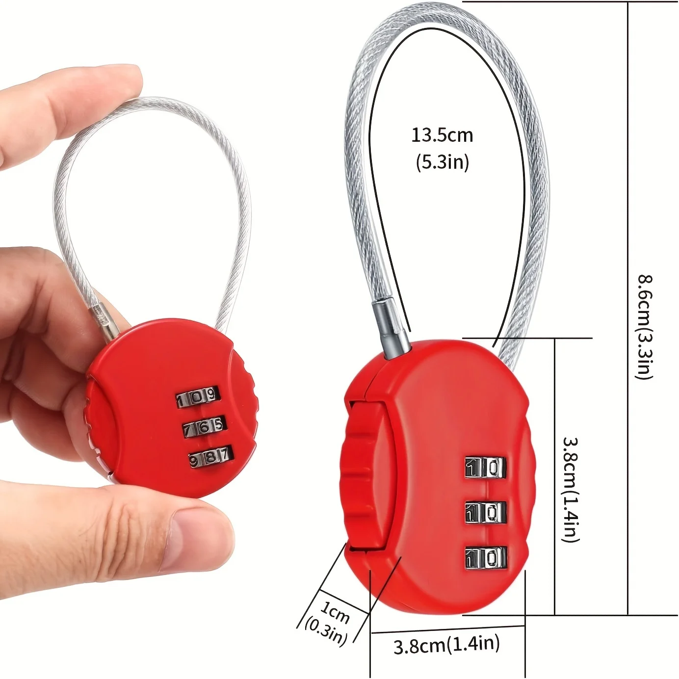 Digit Combination Luggage Lock 2