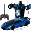 1/18 Rc Transformer Car 2 in 1 Transformation Robots Models Remote Control Car Racing Toy Fighting Toy Gift Boys Birthday Toy 5