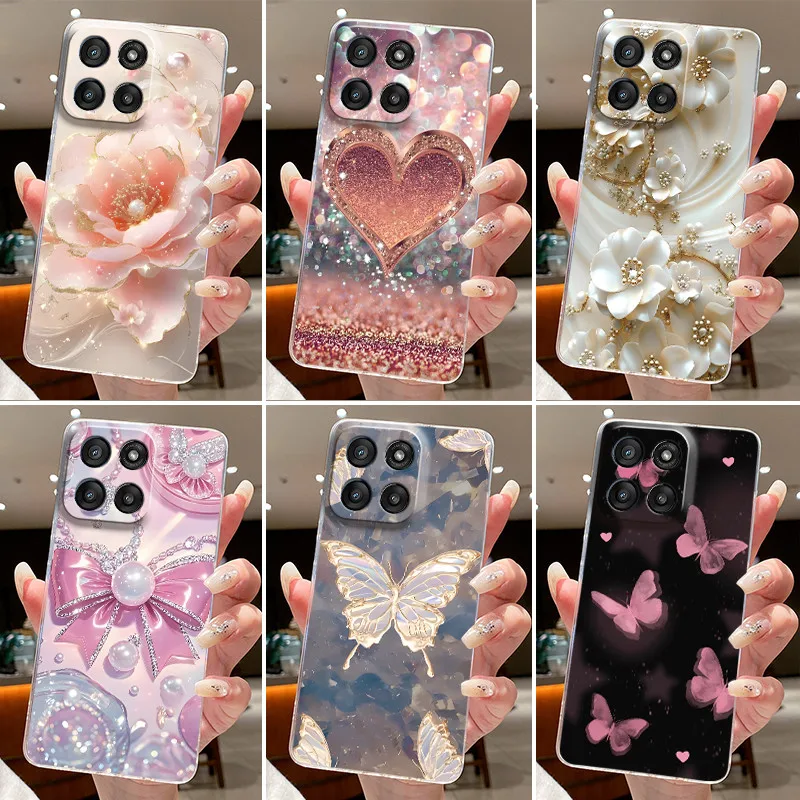 Phone Case For Motorola Moto G Stylus 5G 2025 2023 2024/Moto Edge 60 Stylus Protective Cases Transparent Soft Silicone TPU Cover 1