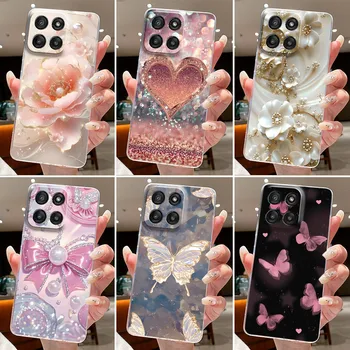 Phone Case For Motorola Moto G Stylus 5G 2025 2023 2024/Moto Edge 60 Stylus Protective Cases Transparent Soft Silicone TPU Cover 1