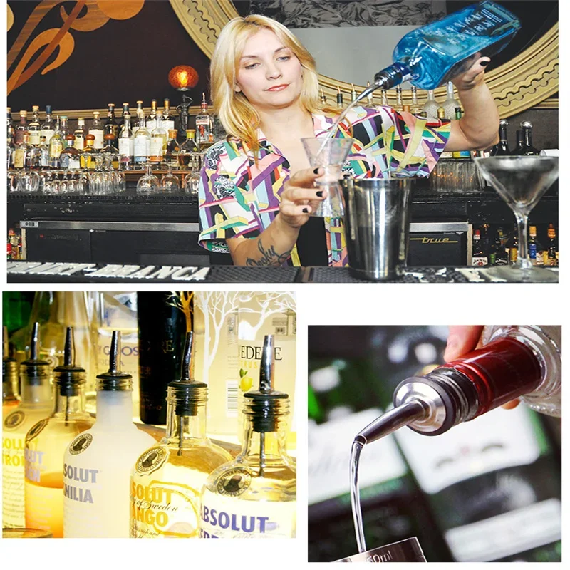 Bottle Nozzle Pourer Oil/ Mouth with Bottle Stopper Cork Wine Bottle Red Dry Pot Plug Olive Dispenser Bar Accessories Home Bars