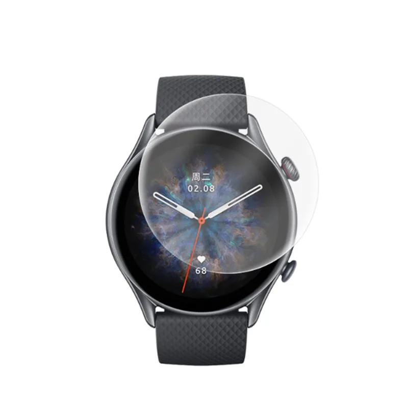Hydrogel Protective Film Set - Premium Smartwatch Screen Protectors, 4-Pack