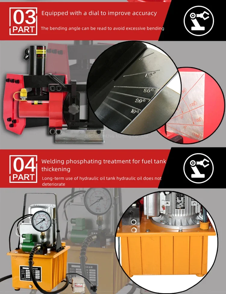 New Electric DHY-200 Three-In-One Copper Bar Processing Machine Combined Busbar