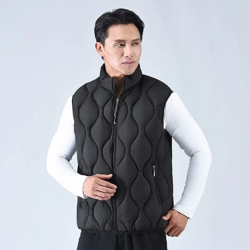 PlatiNum Down Cotton Vest Detail 2