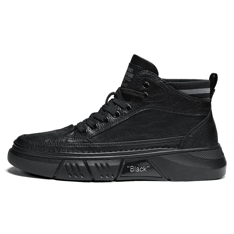 Mens Shoes 2024 Casual Sneakers Platform Safety Leather Loafers Skateboard Designer Luxury Sport Fashion Tennis Work Boots 5