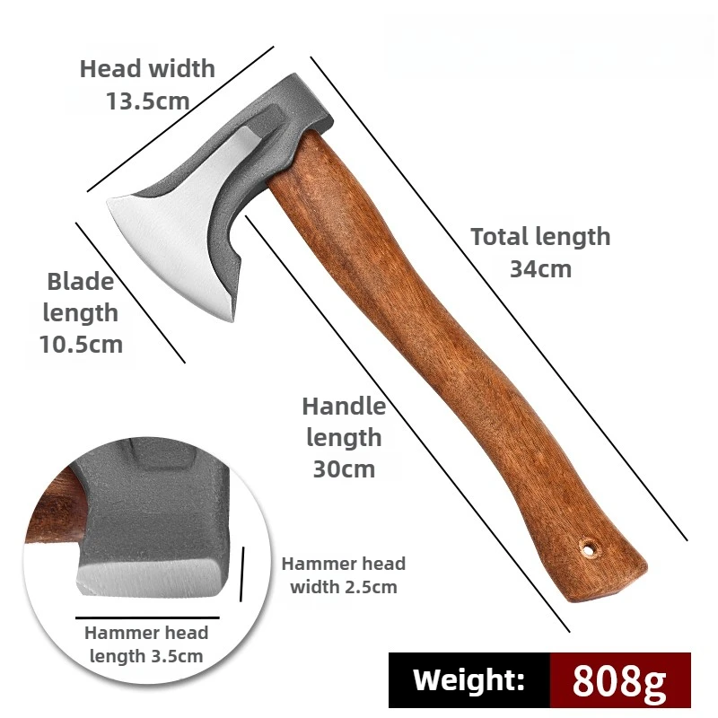Outdoors Hand Axe Tactical Survival Ax Professional Hatchet for Firewood Multifunctional Axe for Cutting Wood Camping Supplies 6