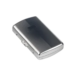 Sleek Metal Cigarette Storage Case - Elegant, Durable, and Portable Anti - Pressure Outdoor Smoking Box (Gold)