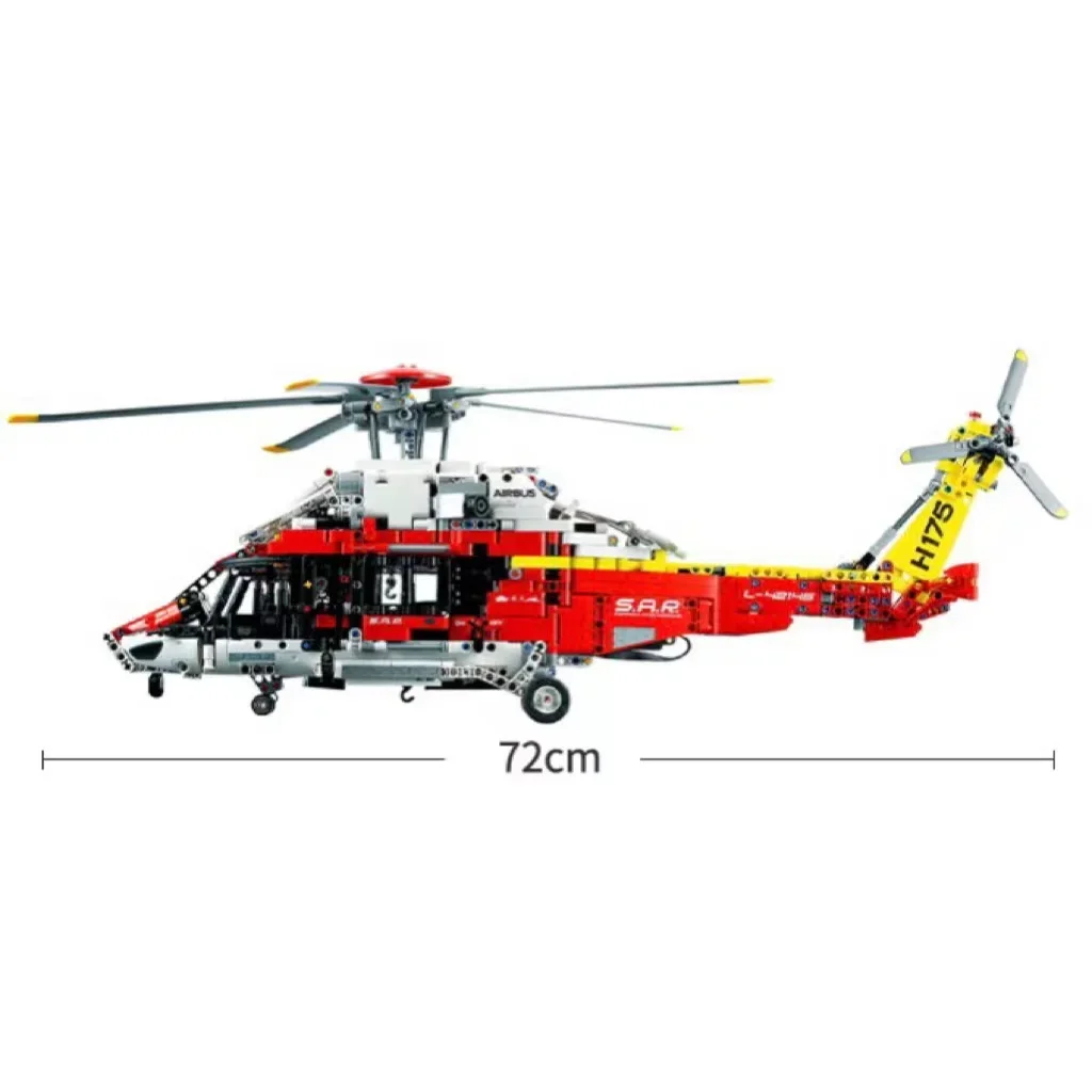 New In Stock Technical Airbus H175 Rescue Helicopter 42145 Building Blocks Plane Model Brick Educational Toys for Children Gifts 6 New In Stock Technical Airbus H175 Rescue Helicopter 42145 Building Blocks Plane Model Brick Educational Toys for Children Gifts 6