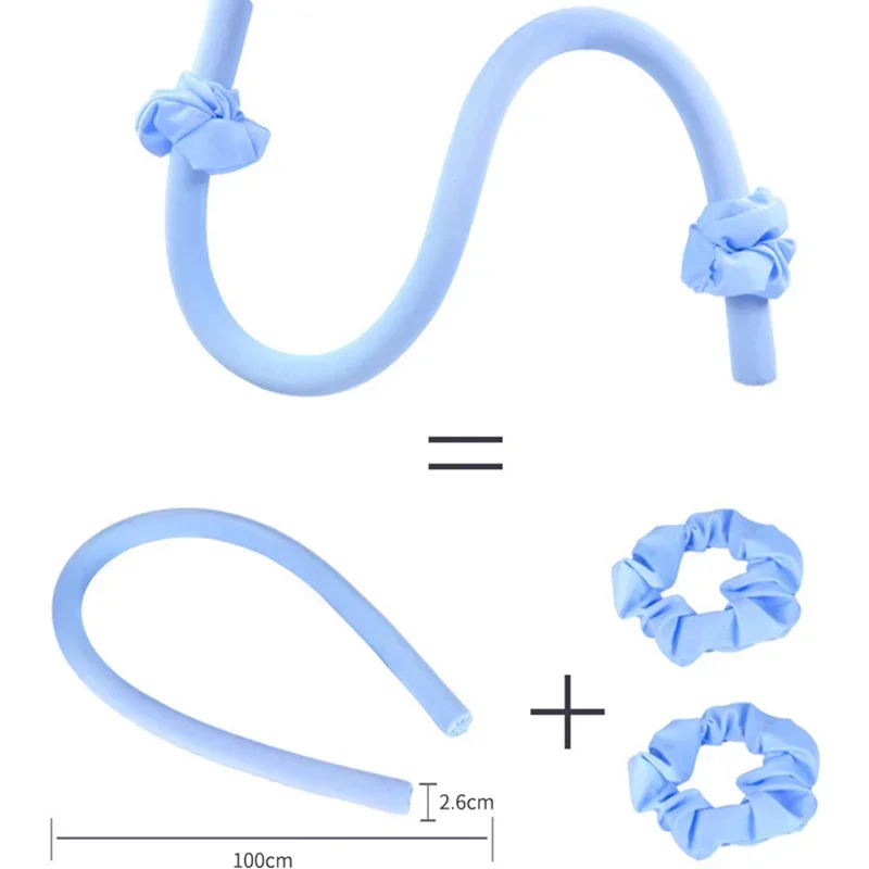 Women Heatless Curling Rod Heatless Hair Curls Headband Make Hair Soft Shiny Curler Hairdressing Tools Accessories hair styling tool hair curling tools
