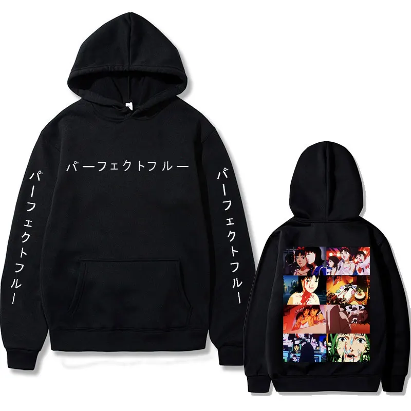 

Japanese Anime Perfect Blue Kirigoe Mima Print Hoodie Unisex 90s Vintage Manga Clothing Casual Sweatshirt Men Oversized Hoodies