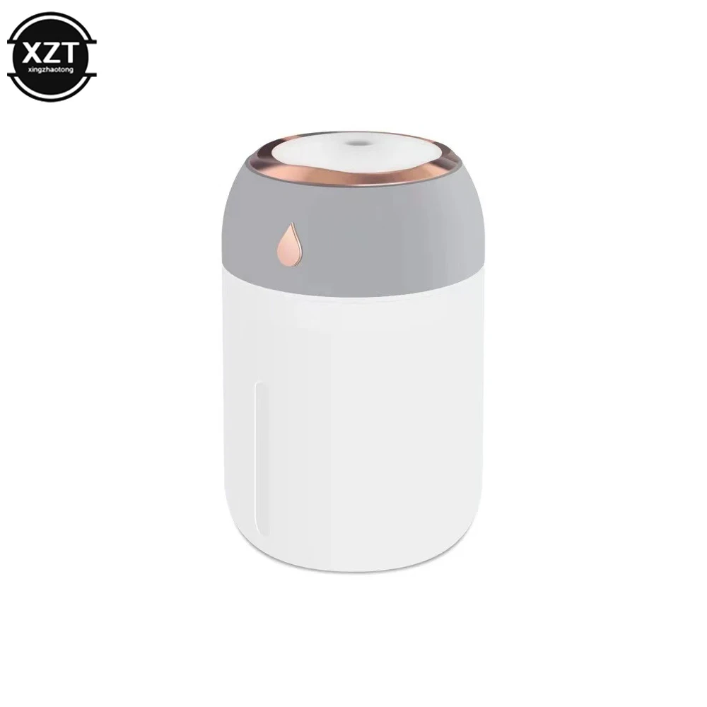 Air Humidifier 330ml Portable Car USB Desktop Office Bedroom Home LED Ambient Light