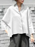 VONDA 2024 Fashion Women Shirts Autumn Long Sleeve Elegant Blouse OL Style Tunic Tops Oversized Casual Solid Loose Party Blusas - Image 3