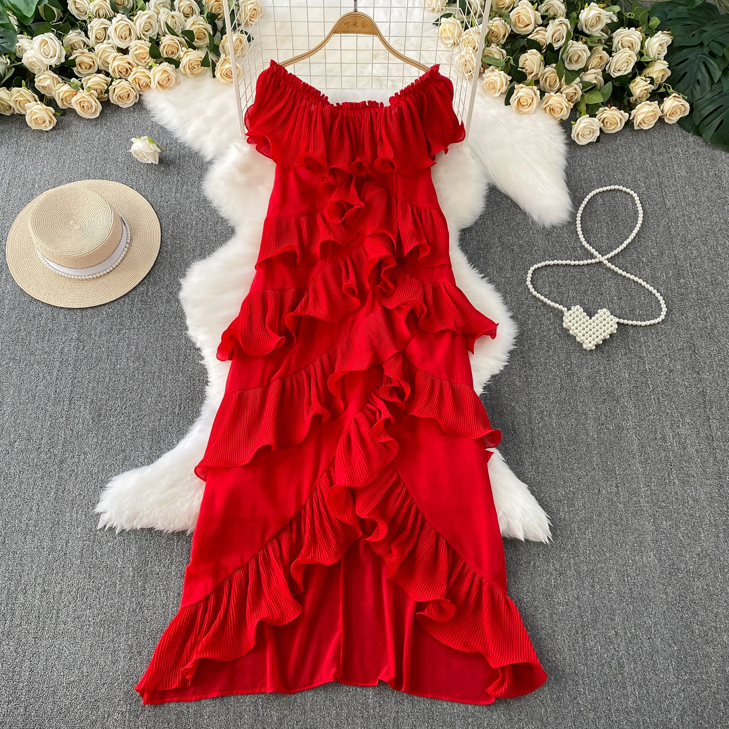 chinese dress ladies Dresses for Women Minimalist Solid Color Spaghetti Strap Slip Dress Elegant  Casual Loose Fit Summer Beach Sundress at Amazon Women's Clothing store