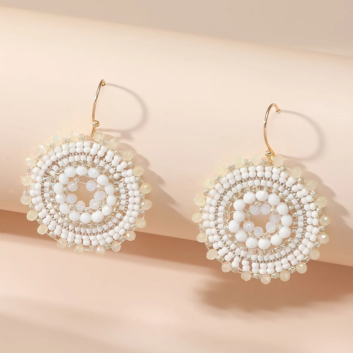 New Exquisite Floral Designs, Sparkling Rhinestone Beads, Drop Swing Earrings, Vintage Boho, Vacation Earrings