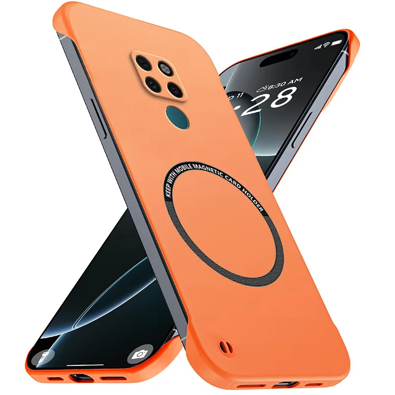Magnetic Slim Frameless Matte Anti-Scratch Shockproof Phone Case