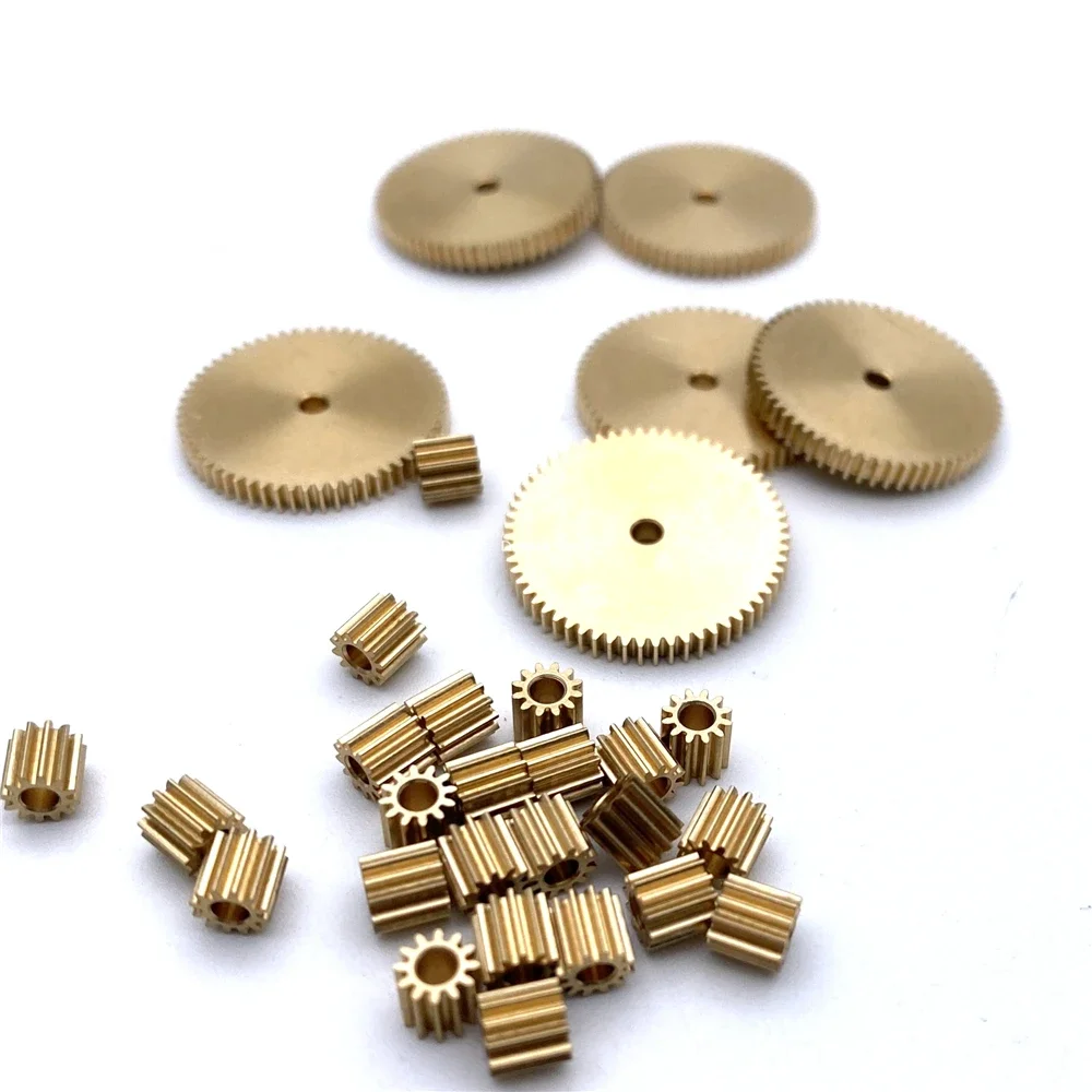 0.3M Mini Copper Gear 28/30/40/41/45/48/60 Teeth 2/3MM DIY Mechanical Copper Spur Gear motor gear transmission gear