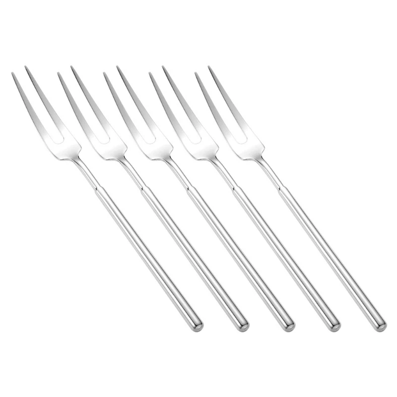 

Tea Fork 304 Stainless Steel Kitchen Creativity Dessert Fork Dinnerware Party Gift Fruit Fork Cake Dessert Serving