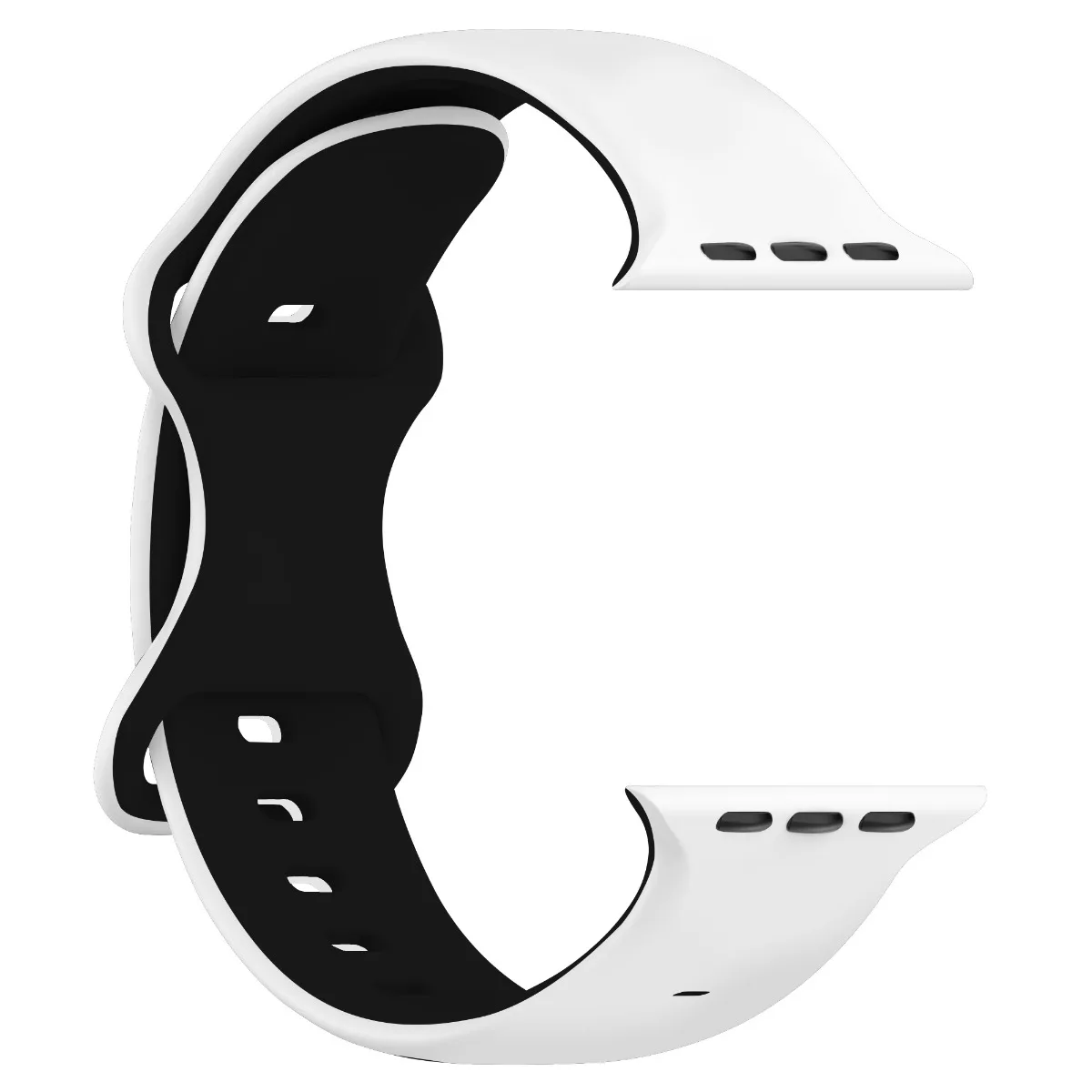 Cinturino per iWatch 42/44/45/49mm 38/40/41mm Cinturino sportivo in silicone alla moda per orologi serie Ultra2 Se 9/8/7/6/5/4/3_voghion.com