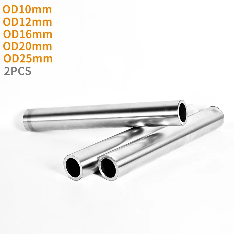 2PC OD10mm 12mm 16mm 20mm 25mm Hollow Linear Shaft Cylinder Optical 200 300 500 mm Long Harden Chromed Hollow Rod CNC parts