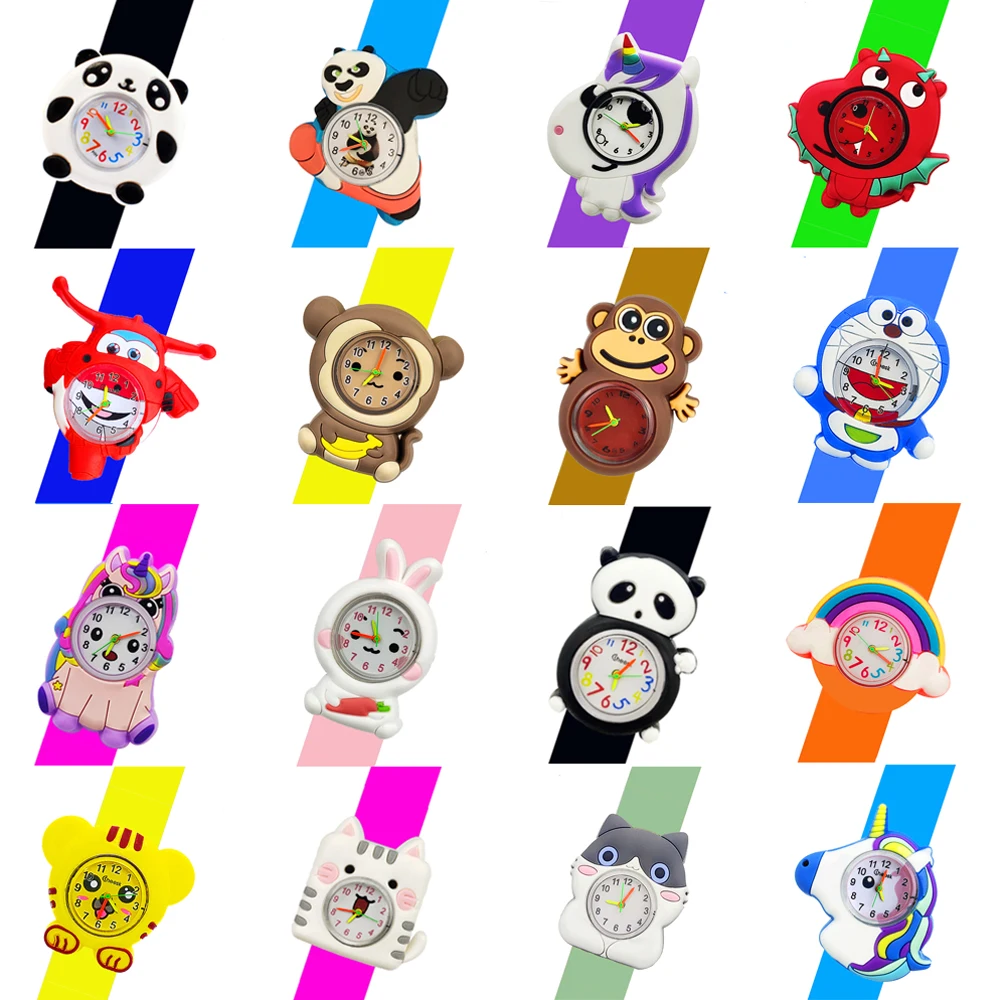 10PcsWholesaleBoyGirlChildrenWatchBabyKindergartenActivity