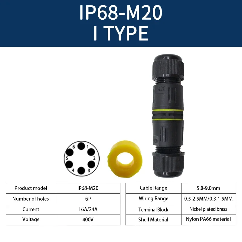 6P 5.0-9.0mm
