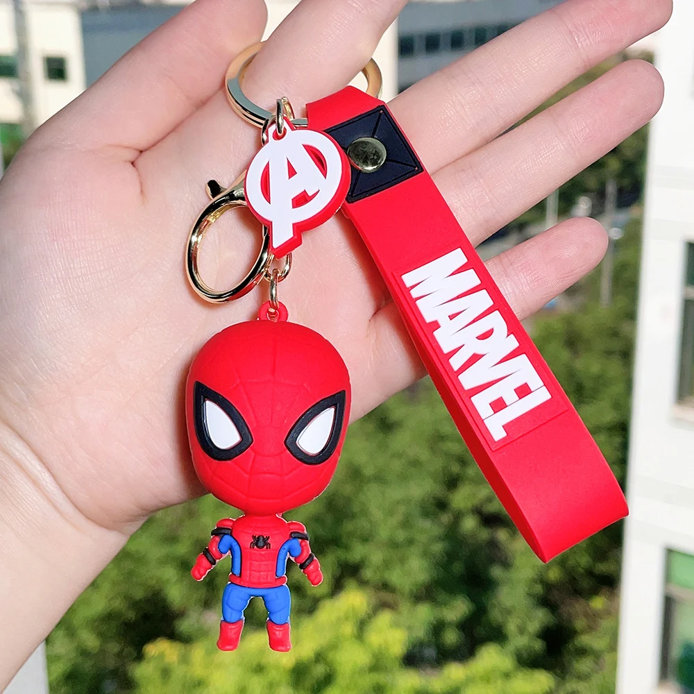  Marvel Spider-Man Kawaii Soft Touch PVC Key Holder : Clothing,  Shoes & Jewelry