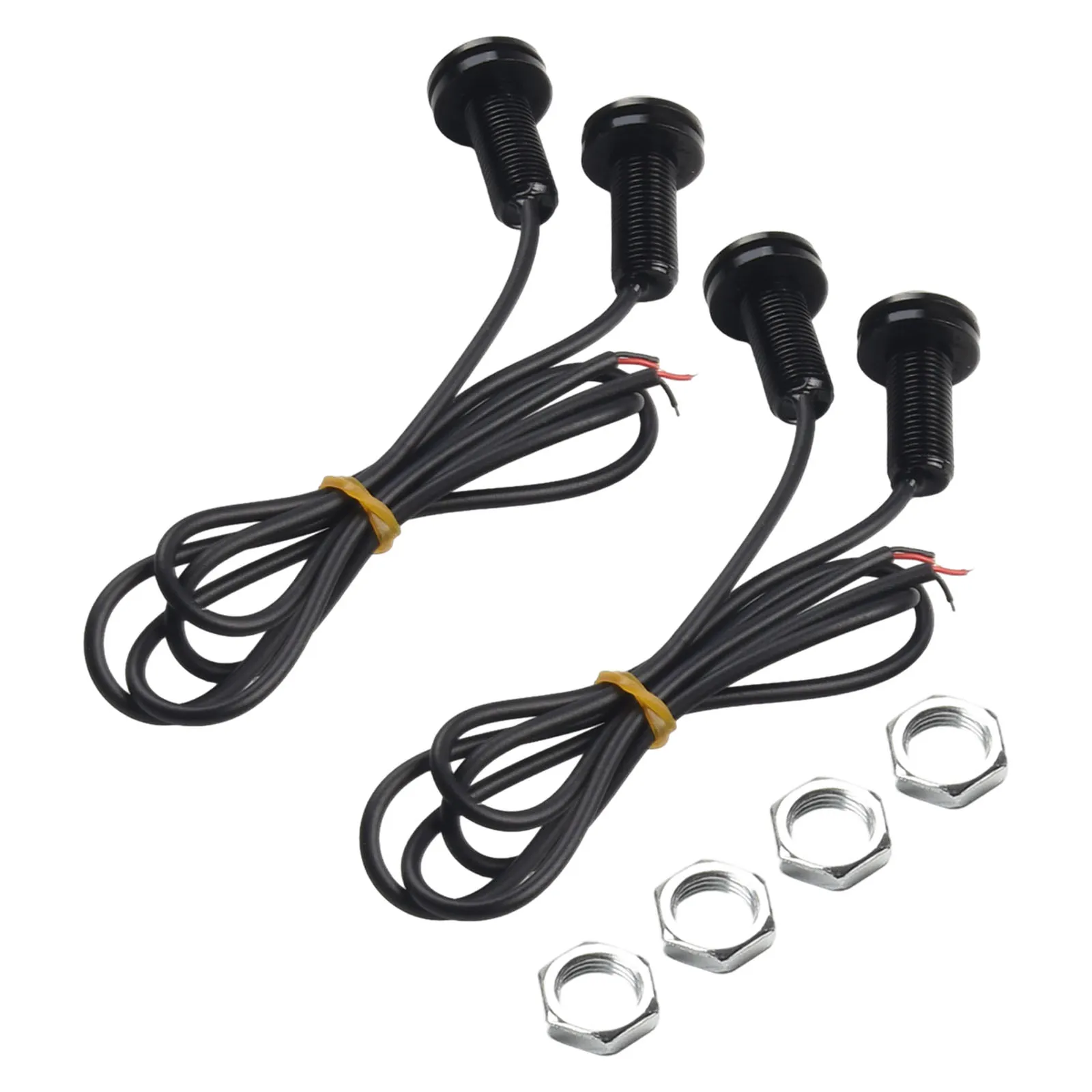 4Pcs Car Universal Led White Warning Grille Lighting Highlight Waterproof Adatto Per Ford Svt Raptor Style 12V Dc 6000K Kit