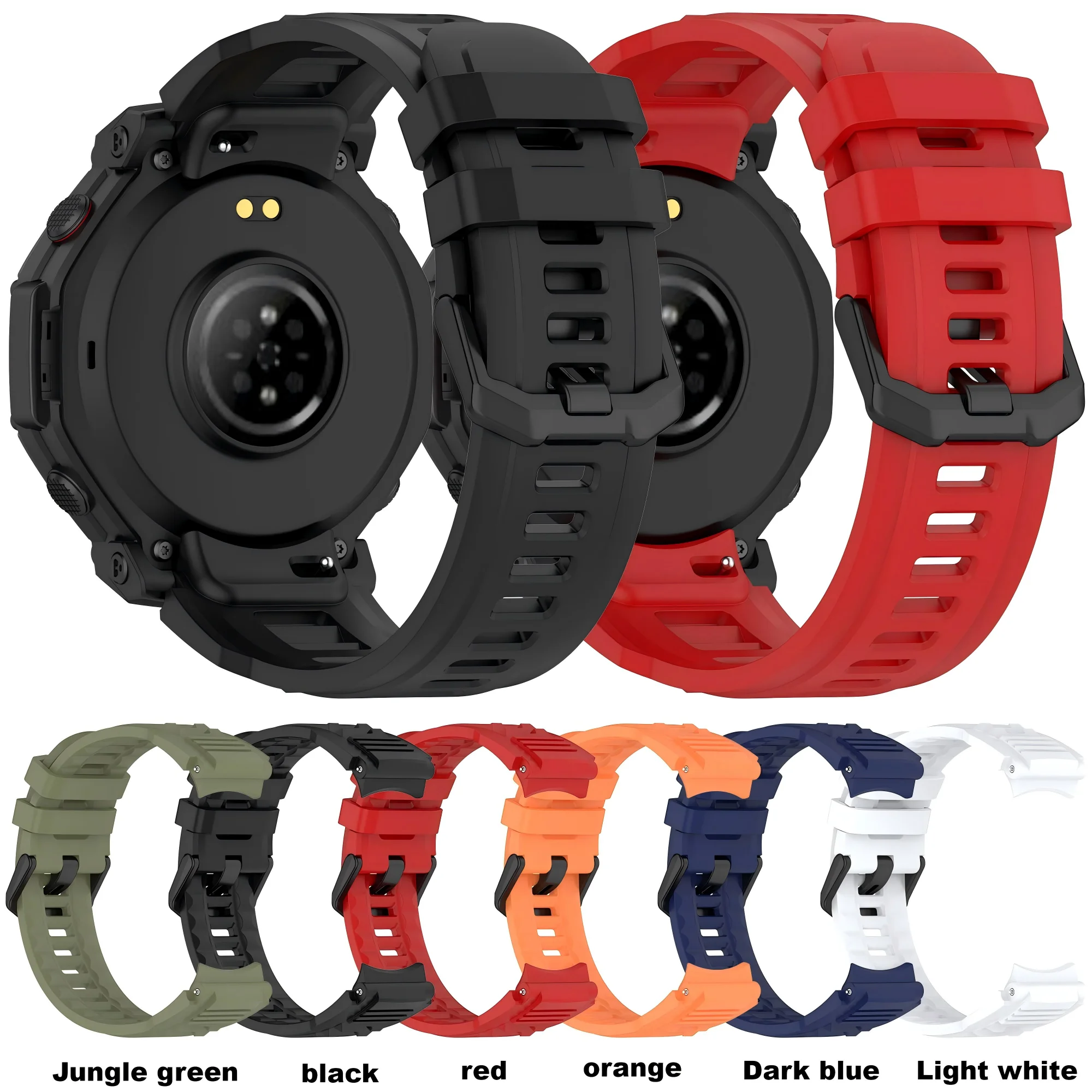Silicone Replacement Strap for 48mm Watch - Unisex Band Accessory