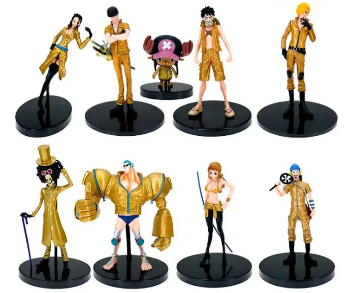 Anime DXF One Piece Film Gold Grandline Men 9pcs/set 15th