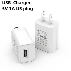 Universal Wall USB Charger Adapter with Multiple Plug Options - Efficient Power Supply for Phone and Electronic Device Charging (Warm White)