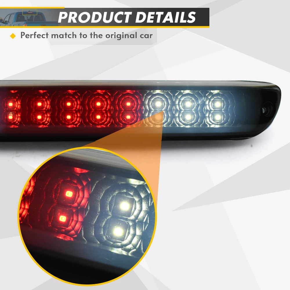 Chevy Colorado GMC Canyon LED 3rd Brake Light Cargo Lamp, Red Chevy Colorado GMC Canyon LED 3rd Brake Light Cargo Lamp, Red