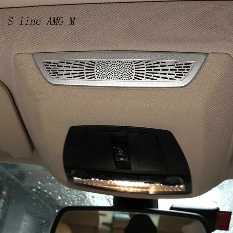 

Автомобильный Стайлинг передняя лампа для чтения рамка декоративная отделка для BMW 7 серии F01 F02 2009-2015 интерьер светильник для крыши наклейка полоски